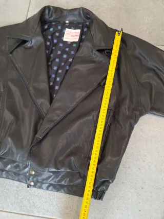 Chaqueta Bomber Piel Vintage 80s Talla M