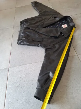 Chaqueta Bomber Piel Vintage 80s Talla M