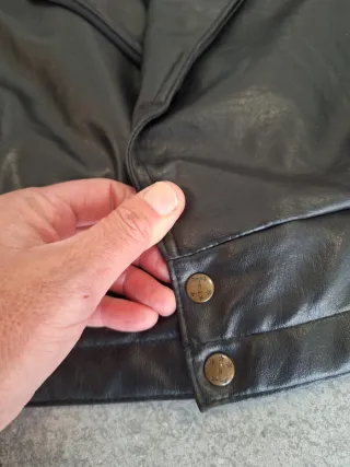 Chaqueta Bomber Piel Vintage 80s Talla M