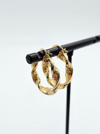 Pendientes Oro 18K, Aros, Aretes, Argollas, 2,76gr