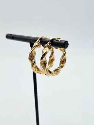 Pendientes Oro 18K, Aros, Aretes, Argollas, 2,76gr