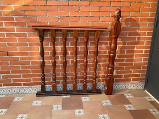 Balaustrada de madera antigua