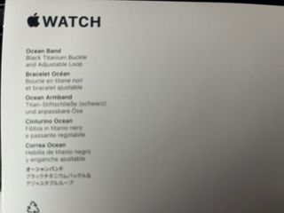 Correa Apple Watch Ocean Negra 49mm Original