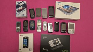 Lotto 15 cellulari vintage 1 tablet nokia samsung