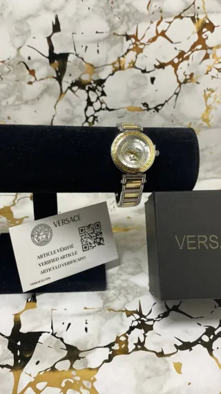 Reloj Versace Oro y Plata