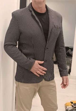 Americana Talla L Rayas