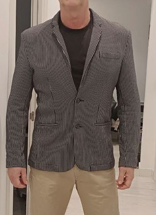 Americana Talla L Rayas