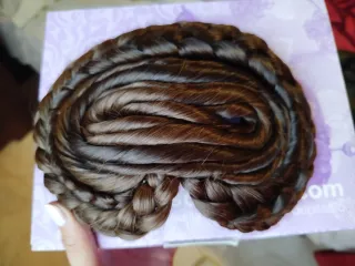 Moño fallera cosido