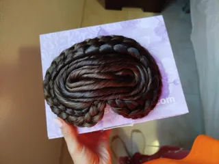 Moño fallera cosido