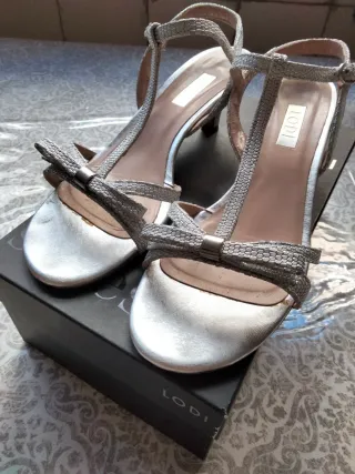 Sandalias vestir plateadas