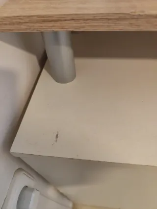 Aparador blanco y cambria nórdico