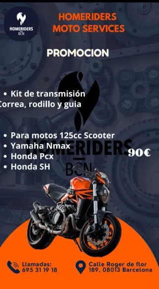 Promoción Kit de transmisión moto