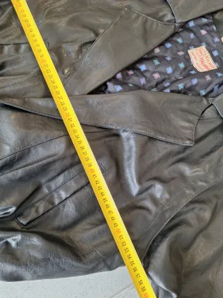 Chaqueta Bomber Piel Vintage 80s Talla L