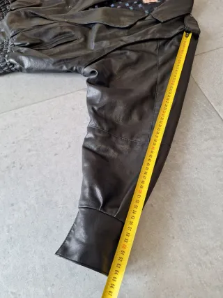 Chaqueta Bomber Piel Vintage 80s Talla L