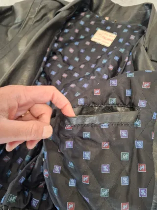 Chaqueta Bomber Piel Vintage 80s Talla L