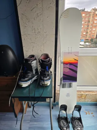 Equipo Snowboard: Tabla, Botas y Fijaciones