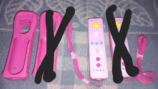 mando wii princess peach+funda