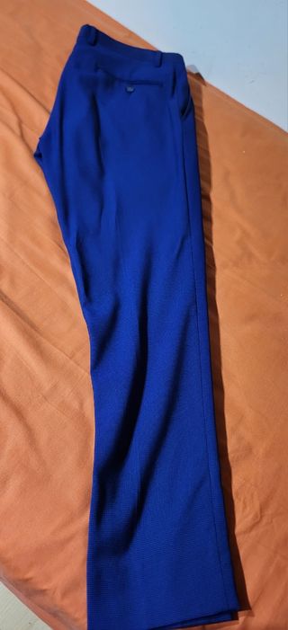 Traje de chaqueta azul TZ