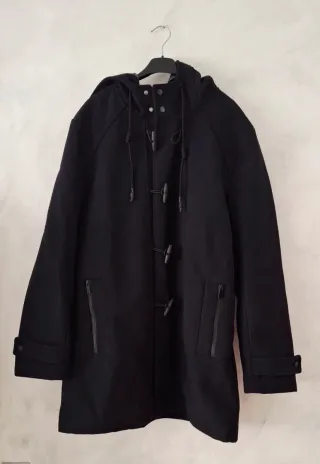 Trenca hombre azul oscuro