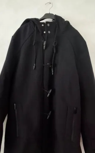 Trenca hombre azul oscuro