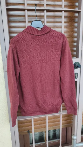 Cárdigan Brotes Burdeos