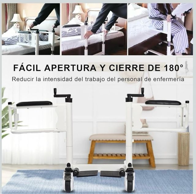 Sedia a rotelle per anziani 4 in 1