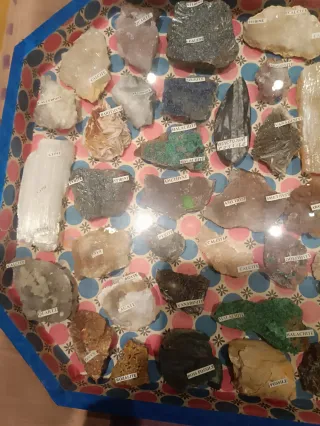 Colección de minerales