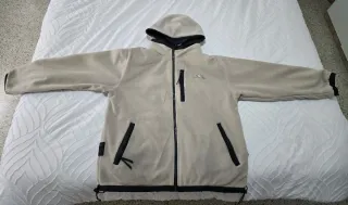 Chaqueta Kappa Reversible Azul Marino y Beige