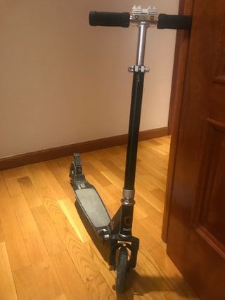 Patinete Oxelo Negro con Amortiguador