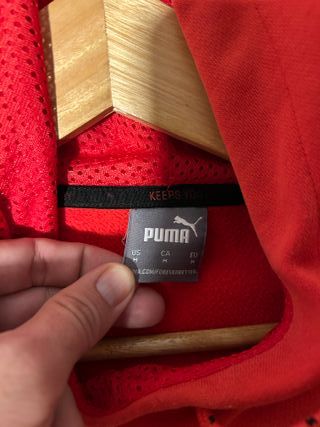 Sudadera Puma Roja con Logo
