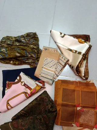 Lote de pañuelos mujer variados