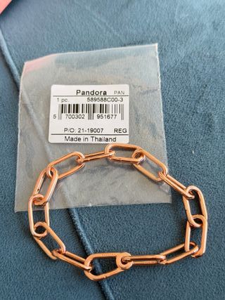 Pulsera Pandora Me Rose Eslabones