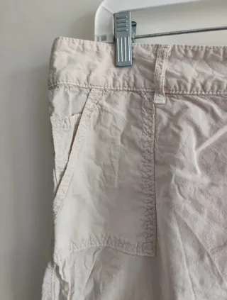 Falda cargo beige vintage talla 44