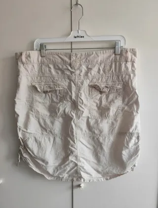 Falda cargo beige vintage talla 44