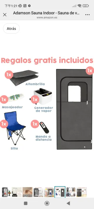 Sauna de vapor Adamson Indoor