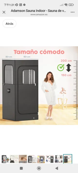 Sauna de vapor Adamson Indoor