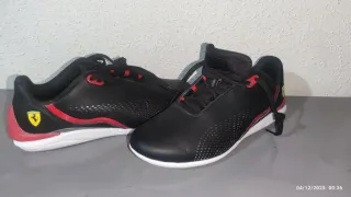 Zapatillas Puma Ferrari Drift Negras Rojas