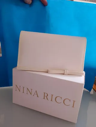 Bolso de mano Nina Ricci Beige/Blanco