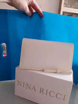 Bolso de mano Nina Ricci Beige/Blanco