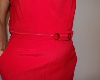 Vestido midi rojo Bimba y Lola