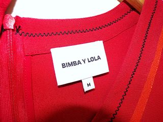 Vestido midi rojo Bimba y Lola