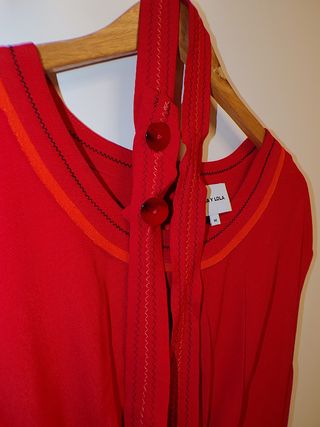 Vestido midi rojo Bimba y Lola