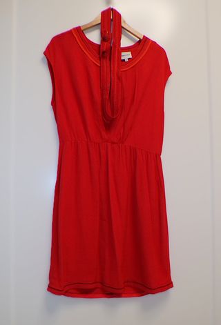 Vestido midi rojo Bimba y Lola