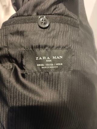 Americana gris elástica Talla L