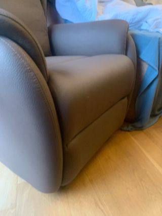 Sillón reclinable eléctrico beige