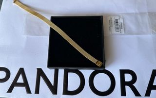 Pulsera de malla de Pandora Reflexions R.Oro 14K