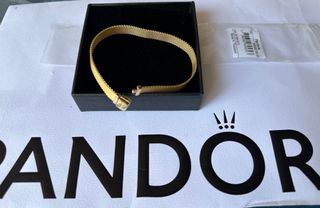 Pulsera de malla de Pandora Reflexions R.Oro 14K