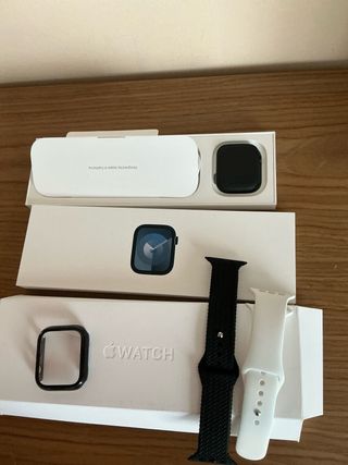 Apple Watch Series 9 45mm Negro/Blanco