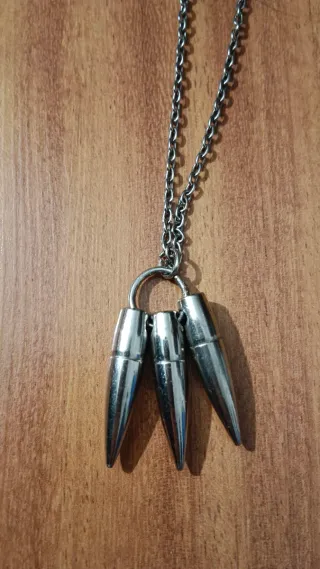 Pulsera gris perla + collar