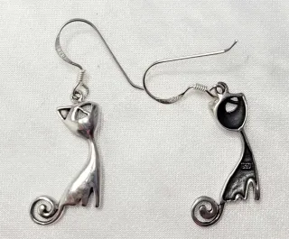 Gatitos Mexicanos Suerte pendientes Plata 925.
